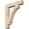 Ekena Millwork Imperial Block Smooth Bracket, Douglas Fir, 5 1/2"W x 34"D x 40"H BKT06X34X40IMP05SDF - alternate 1